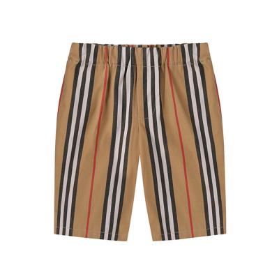 China Color Fade Proof Drop Shipping Summer Style 100% Cotton Kids Wear Boys Fashion Striped Shorts Pants Children 3-7 Years Boy Casual Shorts for sale