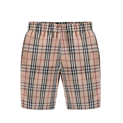 China Color Fade Proof 2021 New Summer Style Baby Clothing Boys Plaid Fashion Short Pants Kids Wear Casual Boy Elastic Waist Shorts 100% Cotton for sale