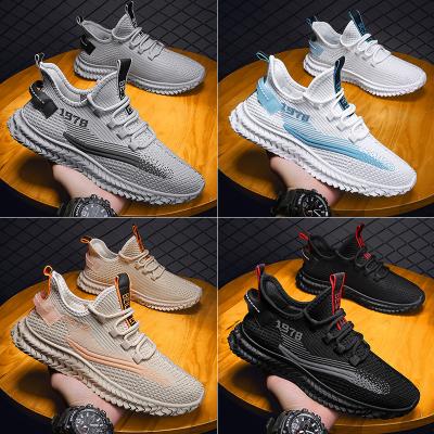 China CUSHIONING Hot New Products Durable Comfortable Breathable Man Shoes Running Hippie Male Sport Shoes White for sale