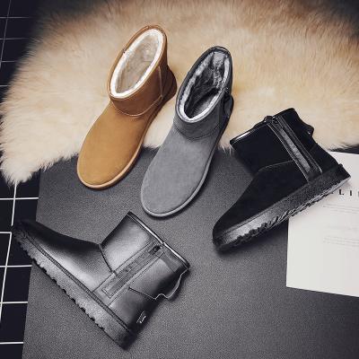 China Fashion Trend Wholesale Winter Winter Casual Shoes Non-slip Warm Men Snow Boots for sale