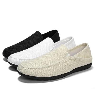 China 2021 Fashion Trend Soft Bottom Canvas Mens Sneakers Loafers Casual Shoes For Men for sale