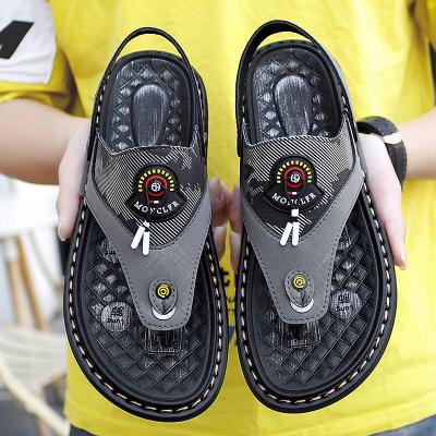 China New Promotion Slipper Men Sandals Outdoor Luxury Summer Anti-slippery Outdoor Stylish Custom Sandals for sale