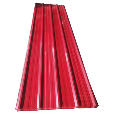 China Roofing Tile Color GI Coated Roof Tile Corrugated Profiled Steel Sheet PPGI Galvanized Metal Roofing Sheet For Building Material for sale