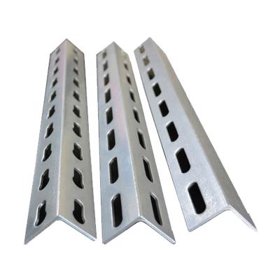 China Shelf Hot Sale Performed Holes 50*50*5mm Galvanized Steel Angle Bar For Shelf Processing for sale