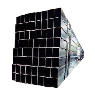 China Hot Sale Liquid Pipe Best Quality ASTMA 500 BLACK HOLLOW SQUARE ERW AND RECTANGULAR STEEL TUBE for sale