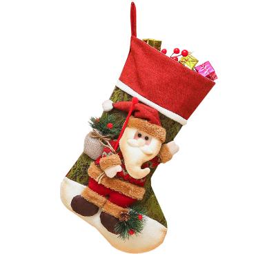 China Durable Wholesale Christmas Squeeze Jars Decorations Fuzzy Christmas Socks Gift From Cmax for sale