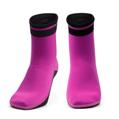 China 3mm Needles Waterproof Waterproof Beach Four And Six Yarn Neoprene Diving Socks Quick Dry for sale