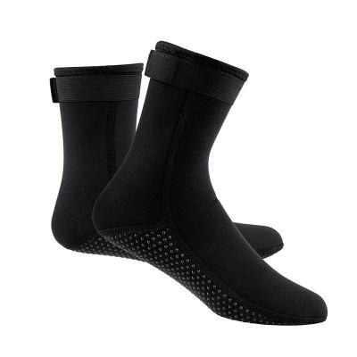 China Underwater Sport Diving Socks Low MOQ Customized Non Slip Scratch Water Resistant Neoprene 3mm Neoprene Surfing Diving Socks for sale