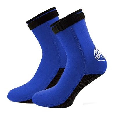 China Swimming/Diving/Surfing/Snorkeling/Wakeboarding/Kayaking/Sailing Neoprene Diving Socks Thermal Water Socks Flexible Wetsuit Boots Socks 3mm For Men Wome for sale