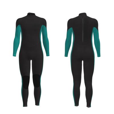 China Wholesale Customized Antibacterial 3mm Neoprene Wetsuit Long Sleeve Warm Kneepad Zipper Surfer Back Wetsuit For Man for sale