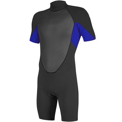 China Antibacterial Neoprene Men's Antibacterial Mens Swimwear Wetsuits 3mm Shorts Surf Training Buoyancy Shorts Sleeve Diving Wetsuit for sale