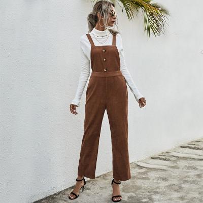 China New Designer Autumn Classy Ladies Clothing Women Breathable Overalls And Rompers Overalls For Ladies for sale