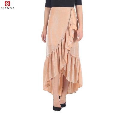 China Women Fashion Wrap Bodycon Tight Fish Cut Skirt Plus Size High Waist Manufacturer Ruffles Sexy Women Long Skirt for sale