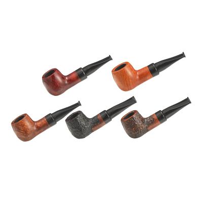 China Cachimbo De Madeira Durable High Quality Hand Goods Cheap Carved Fancy Luxury Briar Wooden Smoking Pipes Long Wooden Handmade Hot Sale for sale