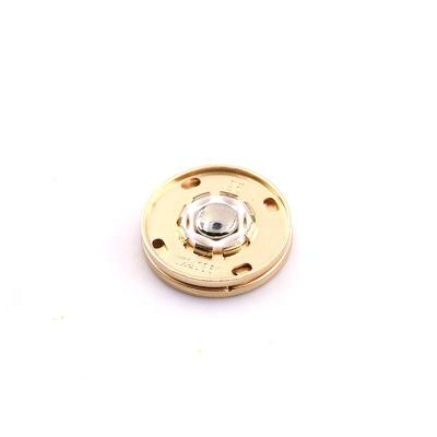 China Snap Fastener Sustainable Sewing Plating Button For Garment for sale