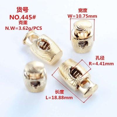 China 2019 Commercial Insurance Strong Single Hole Rope Lock Gold Round Nickel Free for sale