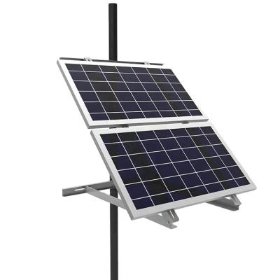 China Q235 Multi Home Solar Panel Hot Dipped Galvanized Steel Pole Mount Brackets for sale