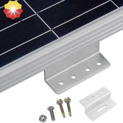 China AL6005-T5 Anodized Aluminum Solar Z Mount Solar Panel Bracket Mounting Kit for sale