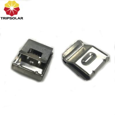 China Building Metal Cable Clamp For 4MM Solar PV Mounting Cable for sale