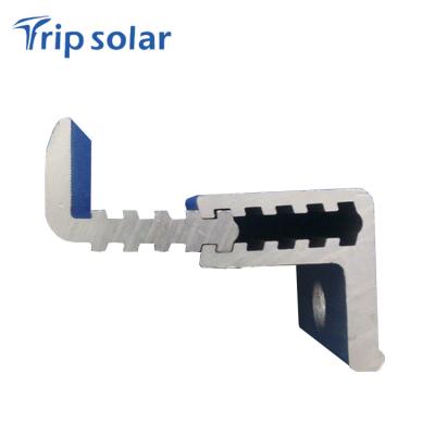 China Commercial Aluminum Solar Clamp Solar Panel Clamp For Solar Panel Mounting System for sale