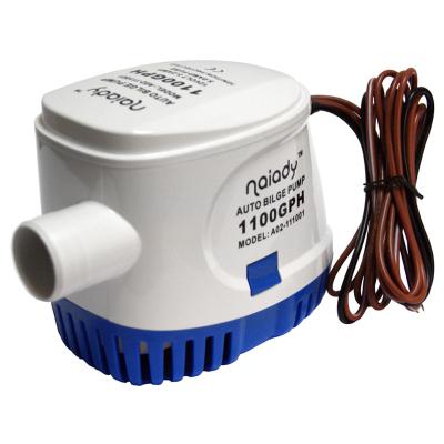 China NAIADY MARITIME 600GPH 12/24 Volt Boat Electric Submersible Marine Automatic Bilge Pump for sale