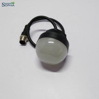 China Automation K50L50mm 12v 24v Red Yellow Green Led Indicator Light With M12 Quick Connector for sale