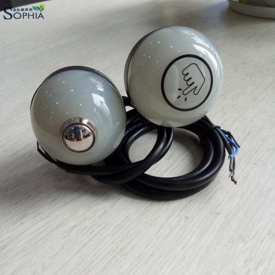 China Workshop Sophia 50mm built-in LED push button light automatic selection to turn on for sale