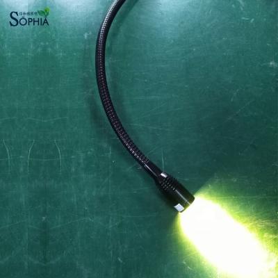 China Aluminum Alloy 20mm Head Diameter Led Flexible Gooseneck Light Lamp For Machine for sale