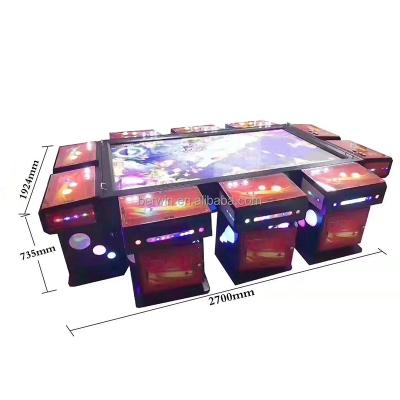 China Dragon Vs Phoenix Fish Game 80inch tabletop game multi hunter1 fish sets coins fishing game BW-FG-002 for sale