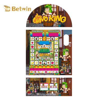 China South American Metal+acrylic+plastic fruit king 3 slot machine game board for sale