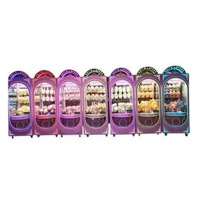 China Metal+acrylic+plastic Kids Claw Machine Music Gabinete Gamer Mini Arcade Machine Coin Operated Candy Grabber Machine for sale