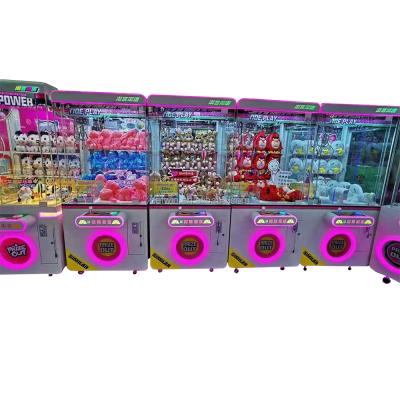 China Metal+acrylic+plastic Kids Game Center Arcade Mini Doll Rubiks Cube Crane Claw Machine For Sale Philippines for sale