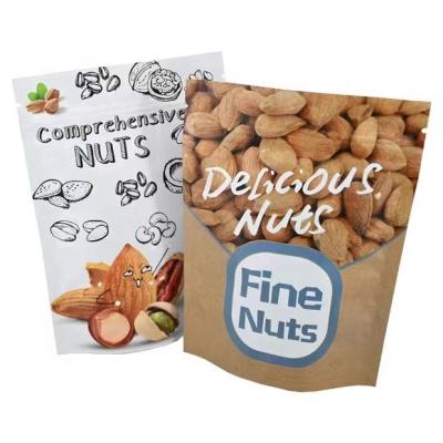 China Moisture Proof customized stand up pouch laminated foil package nuts snack food packaging resealable mylar pouch bags for sale