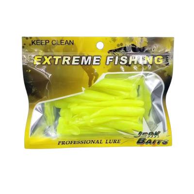 China Moisture Proof Customized Printing Fishing Bite Bait Fishing Lures Resealable Mylar Zip Lock Bags With Clear Window for sale