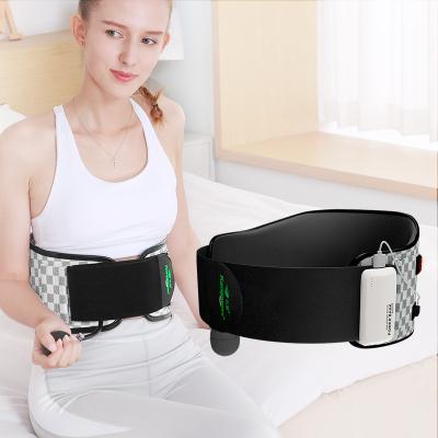 China Support Power Bank Back Pain Air Traction Waist Pad Decompression Back Correction Heating Belt with Lumbar and Spine for sale