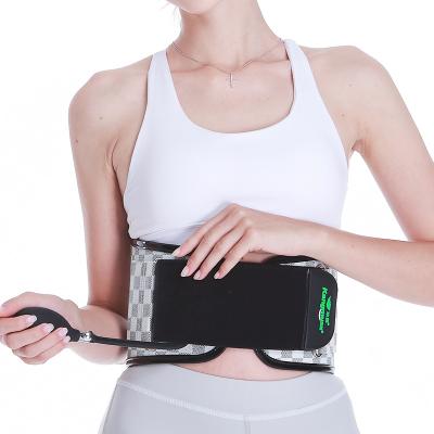 China Inflatable Support Air Traction Medical Electric Heating Belt Against Discomfort Back Pain Support Waist Brace Lumbar Decompression Belt for sale