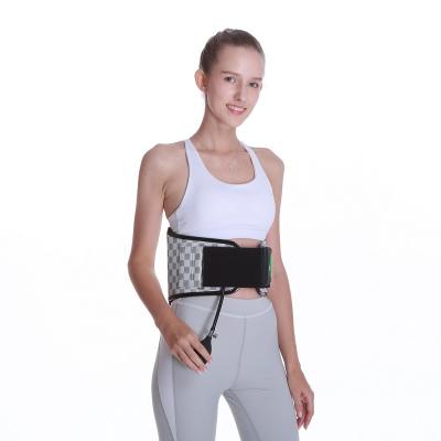 China Medical Electric Heating Lumbar Belt Compression Air Traction Pad Back Pain Support Belt Spinal Inflatable Waist Brace for sale