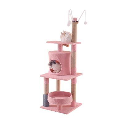 China Viable High Quality Safe Salon Placing Cat Jumping Platform Popular Pet Cat Climbing Frame for sale