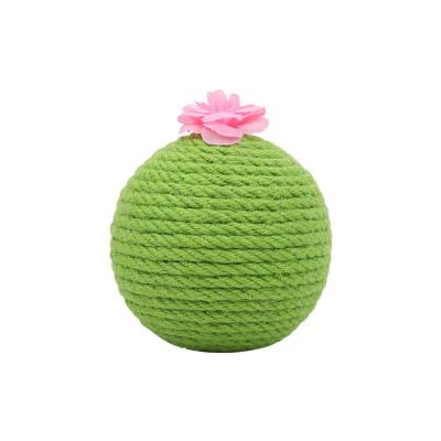 China Custom Size Cheap High Quality Viable Cat Scratching Ball Toy Cat Scratching Ball Pet Toy for sale