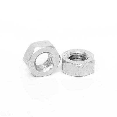 China Heavy Industry DIN934 General Purpose Galvanized Black Stainless Steel 304 Dacromet Nickel Plated Hex Nut for sale