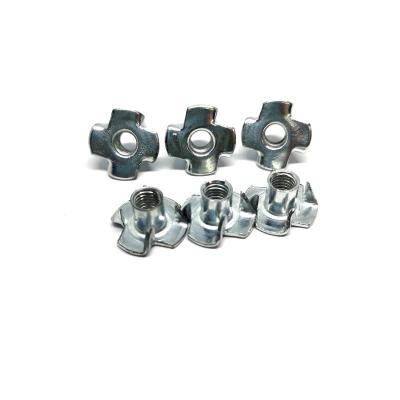 China Heavy Industry 304 Stainless Steel Din1624 4 Claw Tee Nut Four Prong Nut M4 Tee Nut for sale