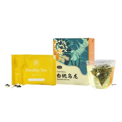 China Tea Drinks New Wholesale Dried Fruit Loose Leaf Peach Oolong White Tea for sale