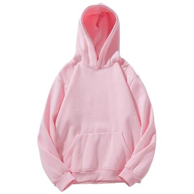 China Anti-wrinkle Autumn Winter Thicken Fleece Stringless Custom Logo Hoodie Sweater For Man And Women for sale