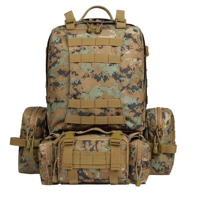 China Army Anti-theft Tactical Bag Assault Climbing Molle Polyester 900D Polyester Backpack Backpack Packs For Men for sale