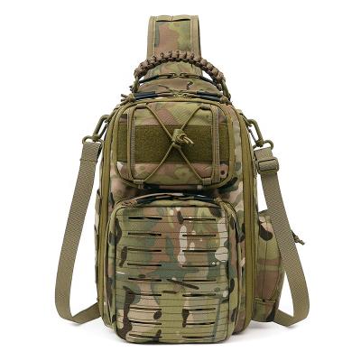 China Best Classic Style Tactical Molle Backpack Waterproof Increasing Sling Pack Fishing Shoulder Rucksack Bag for sale