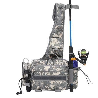 China 2021 Anti-theft Hot Sale Fishing Tackle and Tackle Bag Sling Fishing Backpack for sale