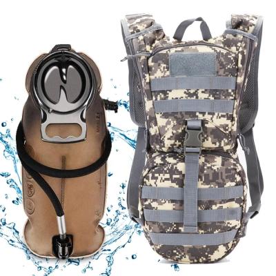 China High Quality Anti-theft Water Bladder Drinking Water Bag Military Mountaineering Increasing Outdoor Travel Hydration Pack With 2L Water Bladder for sale