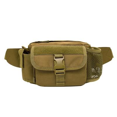 China Anti-theft Nylon Tactical Recycling Trekking Walking Waterproof Sling Phone Bag Bumbag Waist Bag For Men for sale