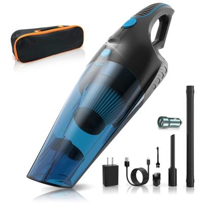 China Stronger Suction 120W 12V Mini Portable Car Vacuum Cleaner High Power for Wet and Dry Car Wash Vacuum with Filter for sale