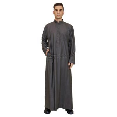 China Spun Polyester Or Korean TR Fabric Or Imitation Fabric 2022 Muslim Men Thobe Muslimah Robes Muslimah Clothing Oman Saudi Arabia Islam Mens Arabic Islamic Clothing Oman Robe for sale